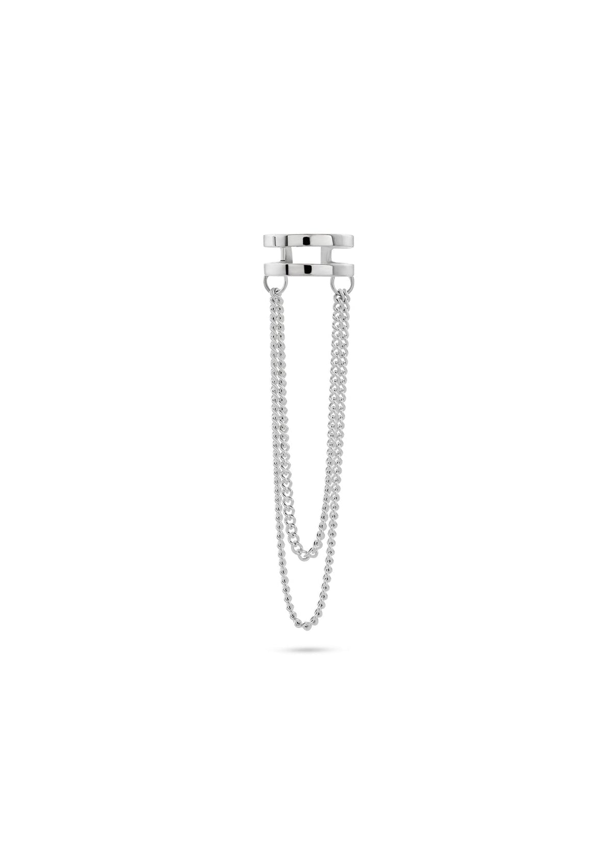 Revolve Ear Cuff - Silver